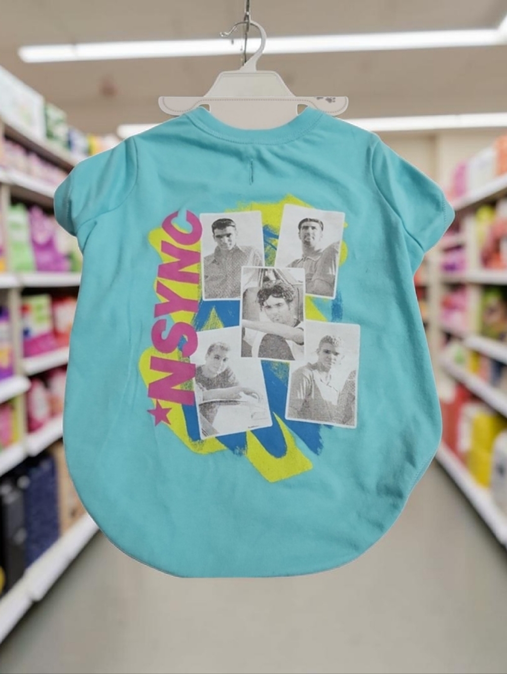 NWT NSYNC Graphic Dog Tee in Blue Size MEDIUM